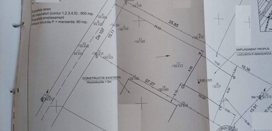 Casă de vânzare P+M, zona Albert – Ploiești | Teren 600 mp | 4 camere | Beci