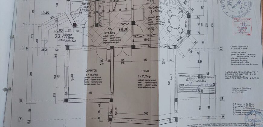 Casă de vânzare P+M, zona Albert – Ploiești | Teren 600 mp | 4 camere | Beci