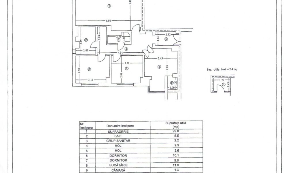 Vanzare apartament 3 camere 84 mp Caraiman / Bld Republicii Ploiesti Vanzare apartament 3 camere 84 mp Caraiman / Bld Republicii Ploiesti