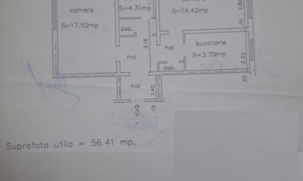 Vânzare apartament 2 camere, decomandat, parter – Ploiești, zona Bulevardul București Vânzare apartament 2 camere, decomandat, parter – Ploiești, zona Bulevardul București