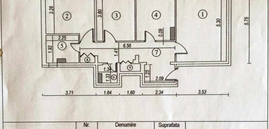 Apartament 3 camere decomandat – Bulevardul Republicii / LibraBank Ploiești
